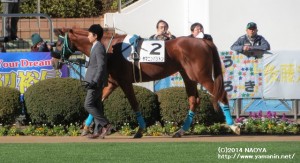 デビュー戦のヤマニンバリトン