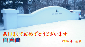 謹賀新年2016・冬の育成場から