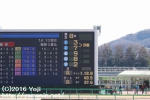 同着を示す掲示板