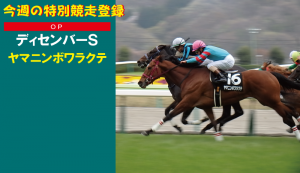 今週の特別競走登録・ヤマニンボワラクテ