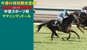 今週の特別競走登録・ヤマニンマンドール