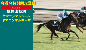 今週の特別競走登録・ヤマニンマンドール
