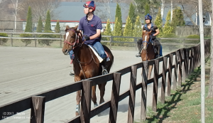 育成時代のヤマニングレゴリオ(後ろはカテナチオ)