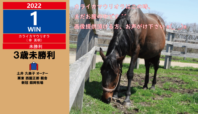 2022年1勝目・カライカマウリオラの母
