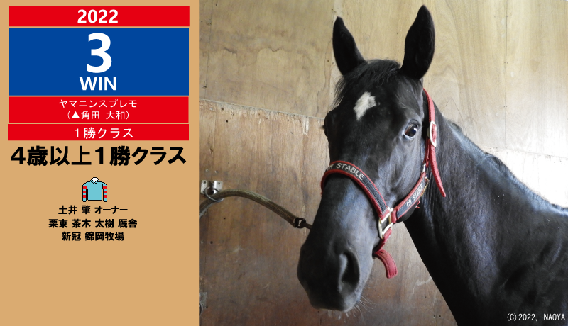 2022年3勝目・ヤマニンスプレモ