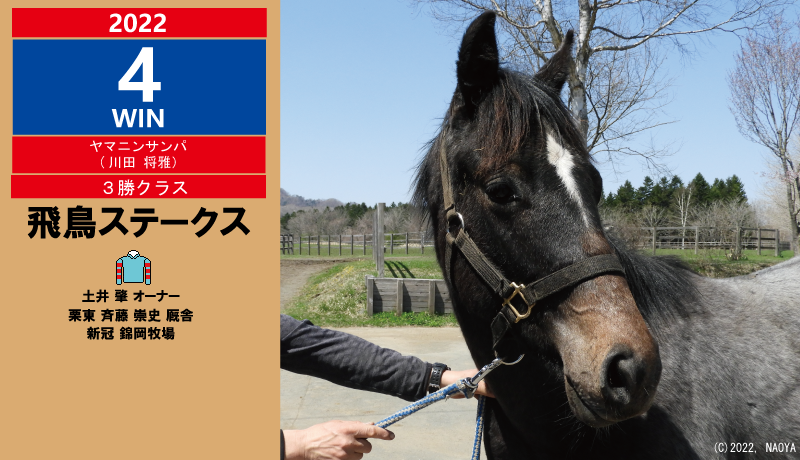 2022年4勝目・ヤマニンサンパ