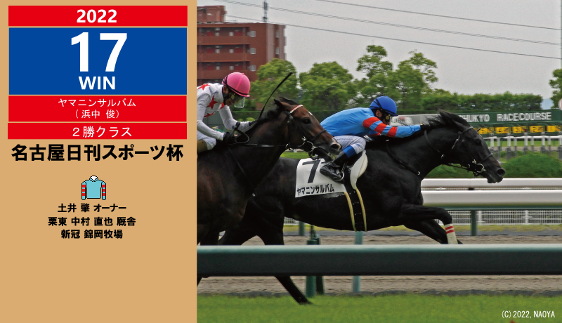 2022年17勝目・ヤマニンサルバム