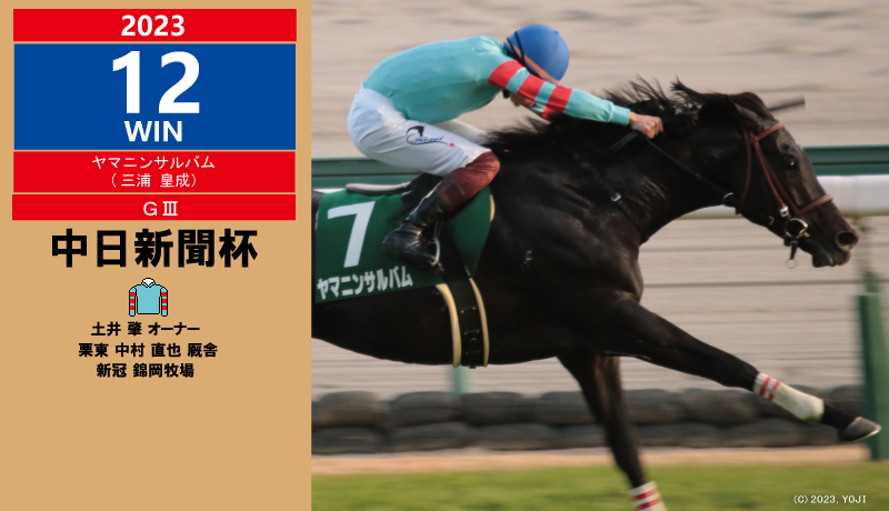 2023年12勝目・ヤマニンサルバム