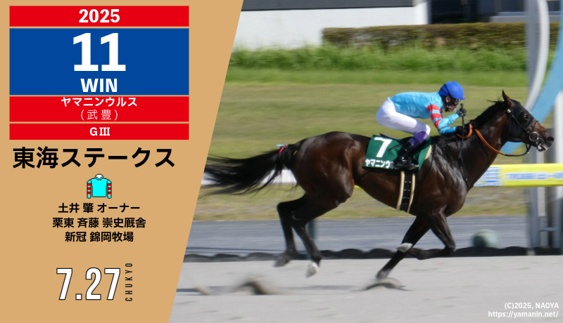 2025年11勝目・ヤマニンウルス