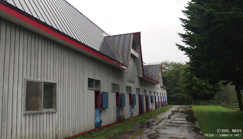 錦岡牧場新和育成場・1歳厩舎