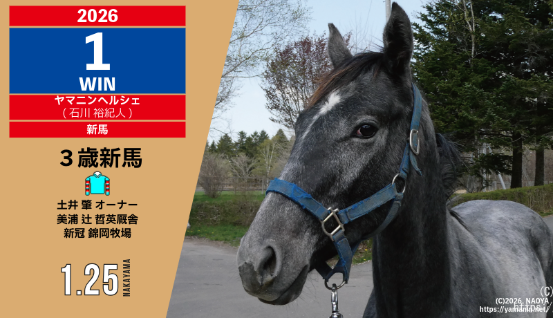 2026年１勝目・ヤマニンヘルシェ