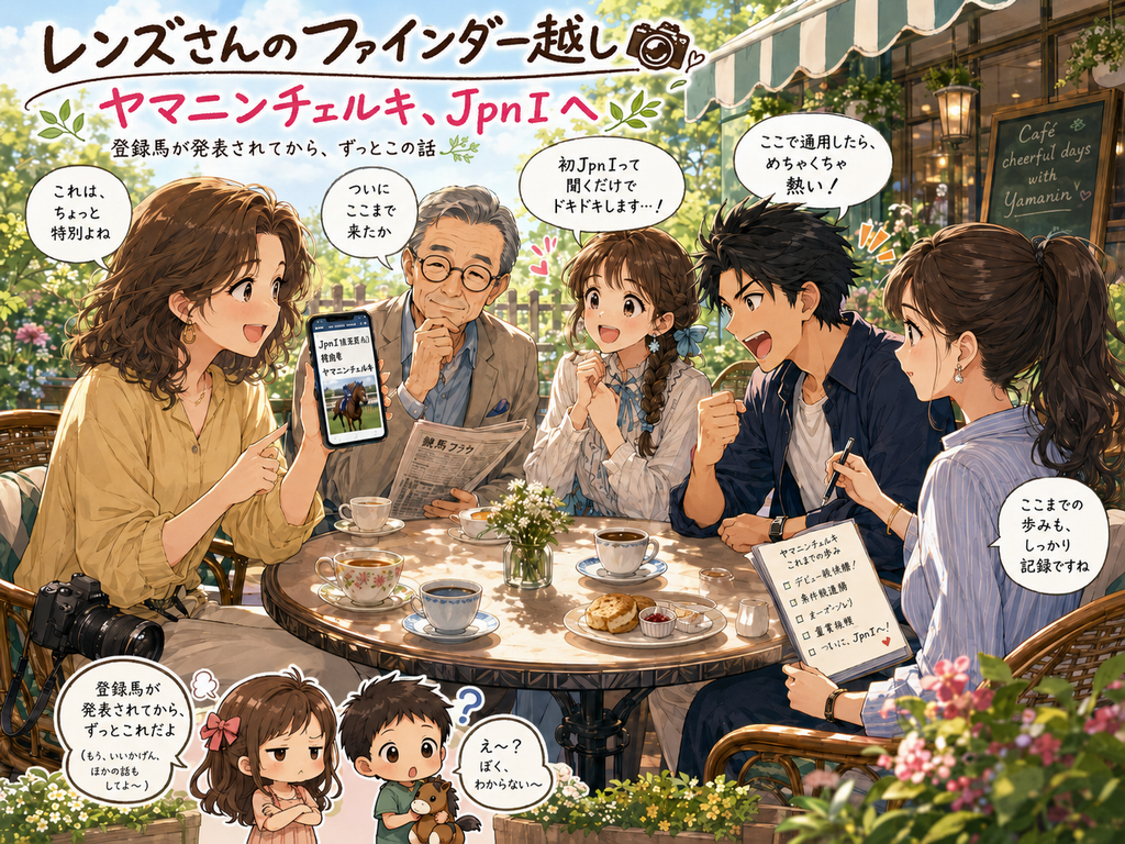 レンズさんのファインダー越し・特別編 ヤマニンチェルキ・さきたま杯登録
