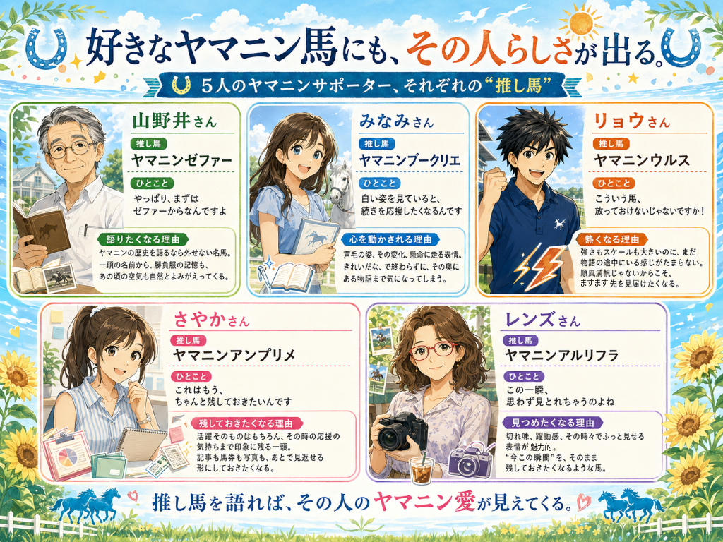 レンズさんのファインダー越し・特別編 それぞれの”推し馬”